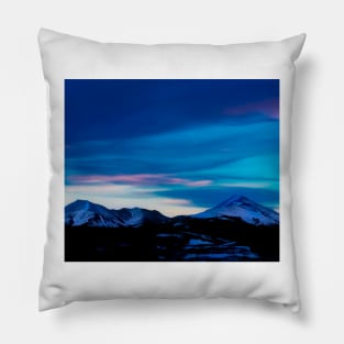 Blue mountain Pillow