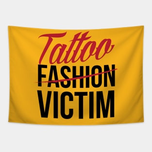 Tattoo Fashion Victim (black) Tapestry