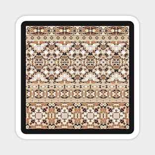 Ethnic patterns in oriental style. Magnet