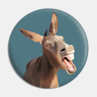 Screaming Donkey Pin