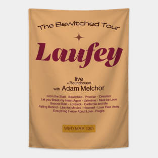 Laufey Bewitched Tour pinkish poster Tapestry