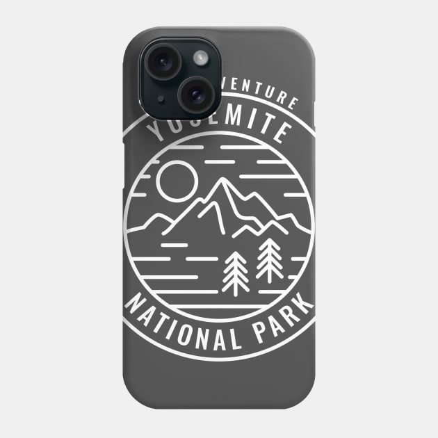 Yosemite National Park Retro Phone Case by roamfree