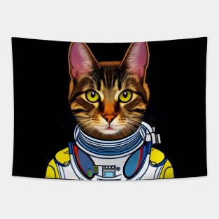 Astronaut Cat Tapestry