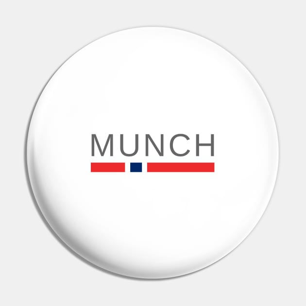 Munch Norway Pin by tshirtsnorway