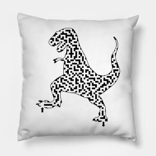 Tyrannosaurus Rex Dinosaur Maze Pillow