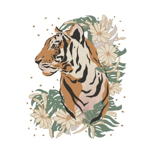 Tiger Boho Jungle Style T-Shirt