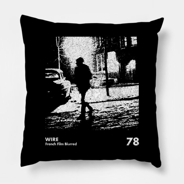 Wire / Minimalist Graphic Artwork Design Pillow by saudade