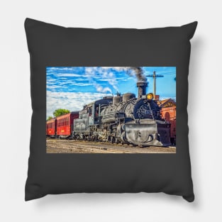 Cumbres and Toltec Narrow Gauge Railroad Chama New Mexico Yard Pillow