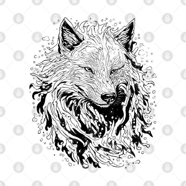 Wolf Head by kousnua