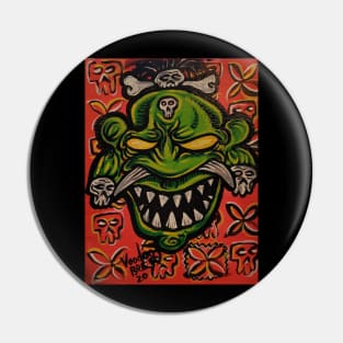 tribal cannibal Pin