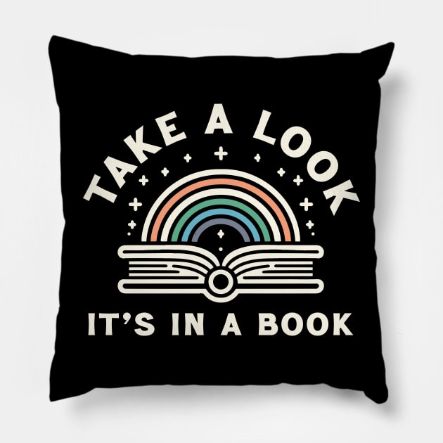 Reading Rainbow Take A Look It’s in a Book Pillow by Trendsdk