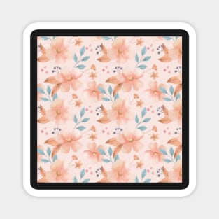 Pastel blossom pattern | Relax Magnet