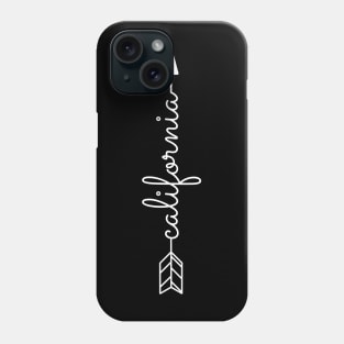 California Arrow In White Phone Case