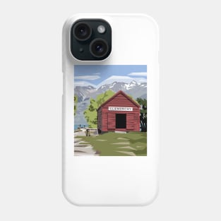 The Glenorchy Red Shed Phone Case