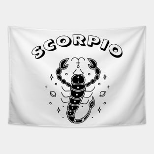 Scorpio Astrology Sign Tapestry