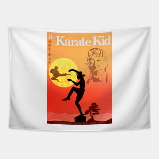 The karate kid minimal art poster Tapestry