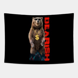 Bearish Forex Design Tapestry