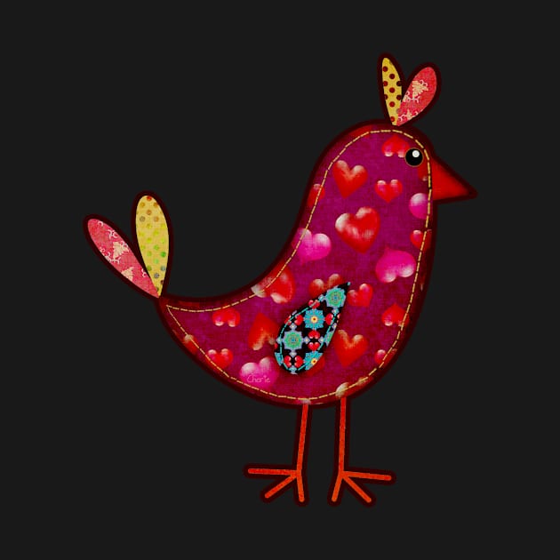 Heart Bird I | Valentine's Day Sweet Heart Birds | Cherie's Art(c)2021 by CheriesArt