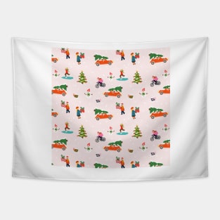 Christmas winter time Tapestry