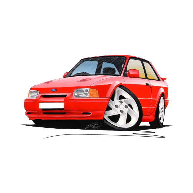 Ford Escort RS Turbo S2 Red by y30man5