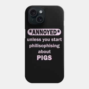 Pig Boys Retro Vintage Funny Saying Phone Case