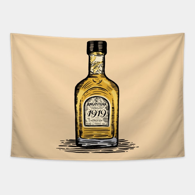 Angostura 1919 Rum Tapestry by nicholashugginsdesign