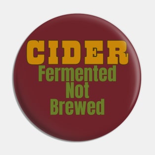 Cider, Fermented, Not Brewed. Cider Fun Facts! Pin