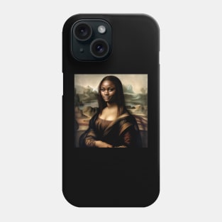 Mona Lisa Reimagined: Celebrating Black History Month Phone Case