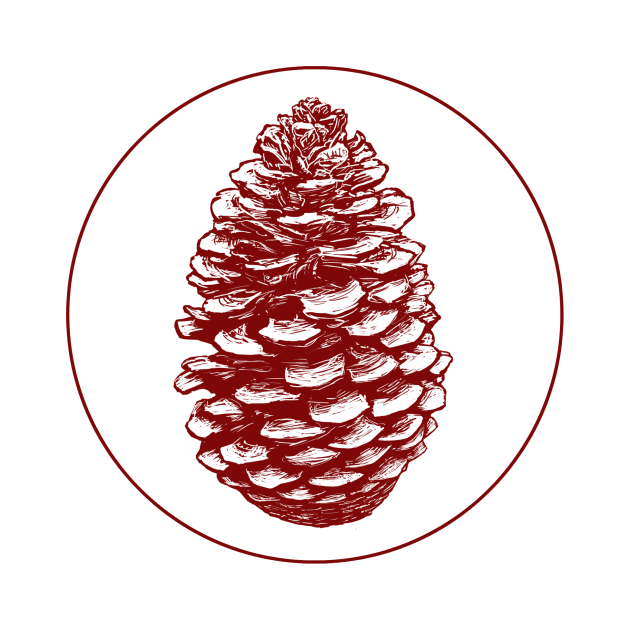 Pinecone - Red by adamkenney