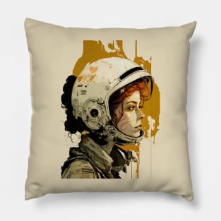 Astronaut Girl Pillow