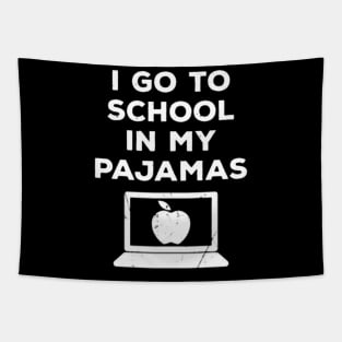 i go to school in my pajamas Tapestry