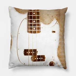 Guitar electric music art #guitar #music Pillow