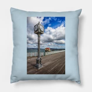 Mumbles Pier Centenary Clock Pillow