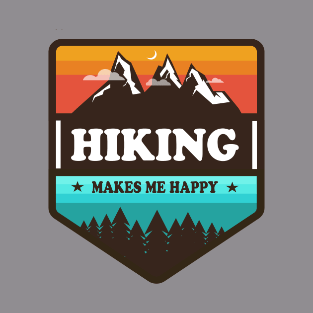 hiking makes me happy by Lomitasu