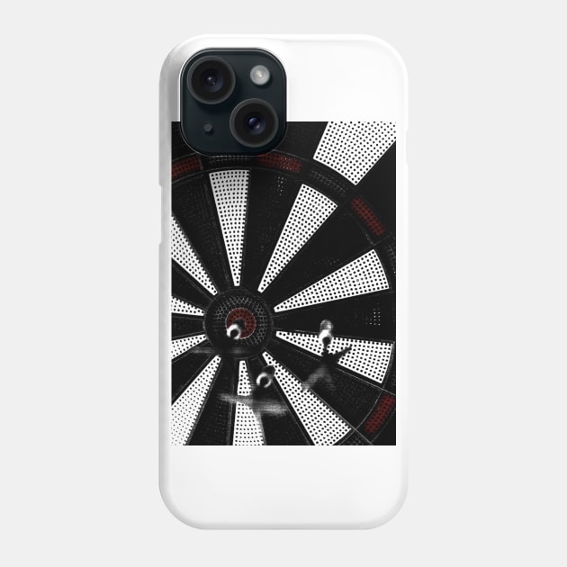 Bullseye Phone Case by Look Up Creations