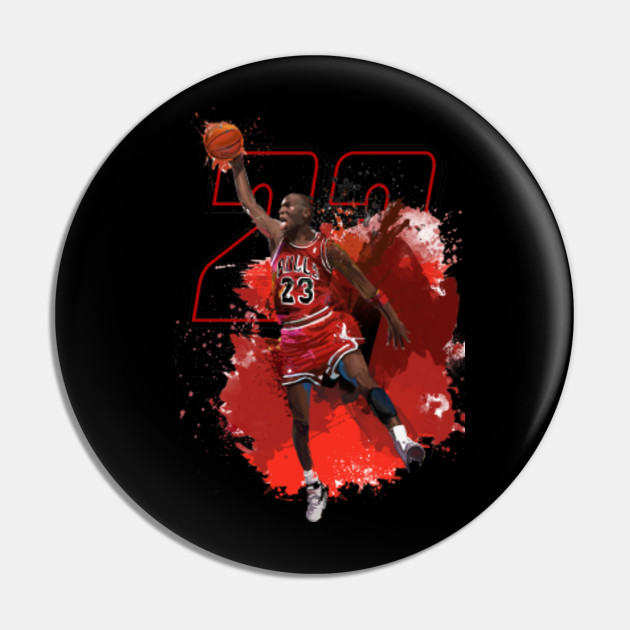 Michael Jordan 23 Drawing Michael Jordan 23 Pin Teepublic Au