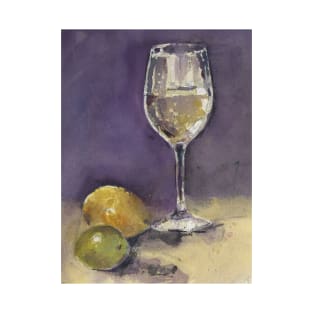 Wineglass, Lemon and Lime T-Shirt