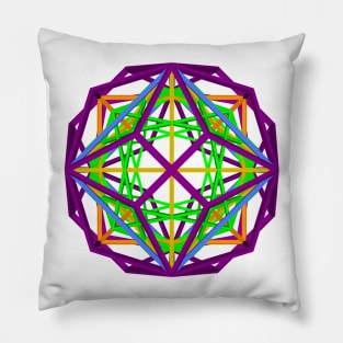 gmtrx superimposed v3 geometron Pillow