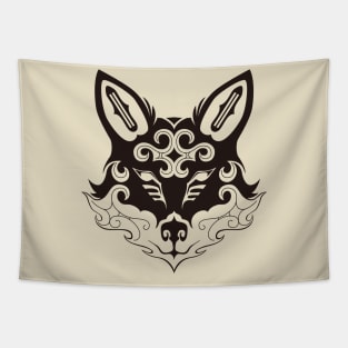 Tribal Fox (Ainu style mix) Tapestry