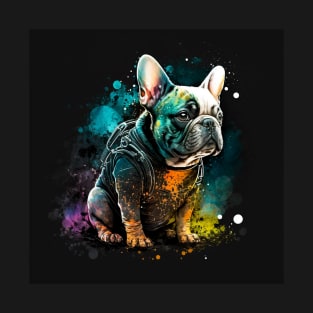 French Bulldog Puppy Frenchy doggy dog Sci-fi T-Shirt