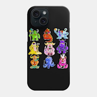 Art Monster Pattern Phone Case