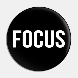 FOCUS logo white Pin