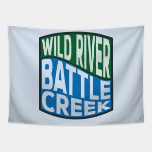 Battle Creek Wild River wave Tapestry