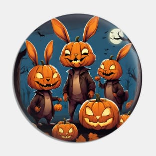 Halloween Rabbits Pin