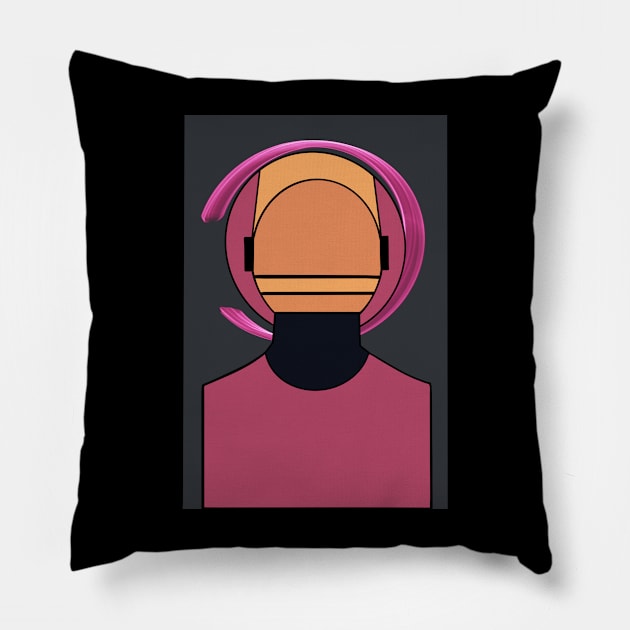 Alien humanoid from future UFO Pillow by IJALCollections