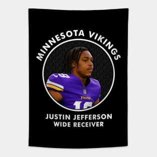 JUSTIN JEFFERSON - WR - MINNESOTA VIKINGS Tapestry