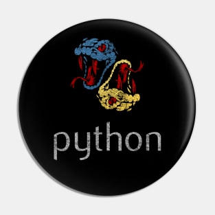 Python Programming Snakes Pin