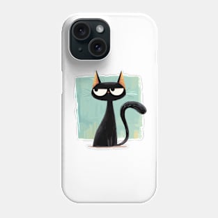 Black Cat Phone Case