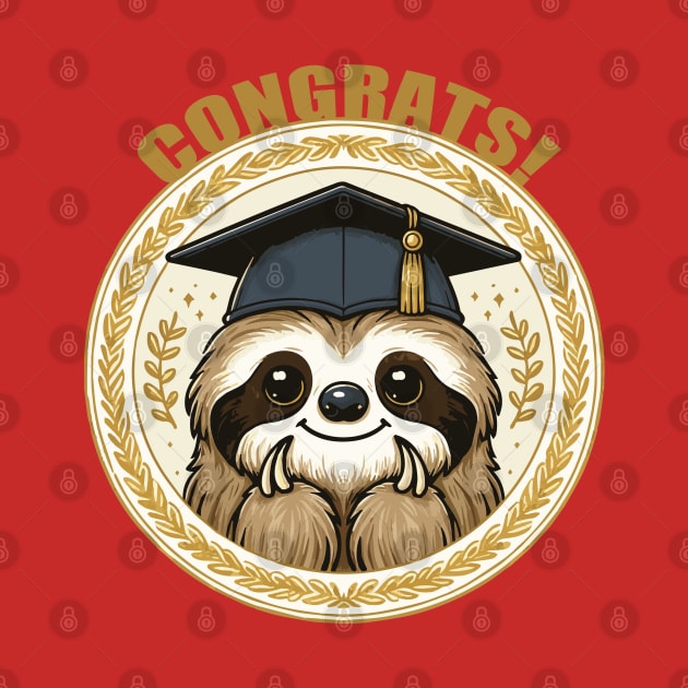 Congrats Graduate Sloth by Heartsake