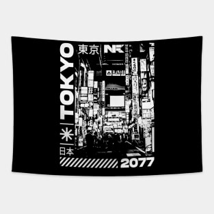 Tokyo Japan 2077 Tapestry